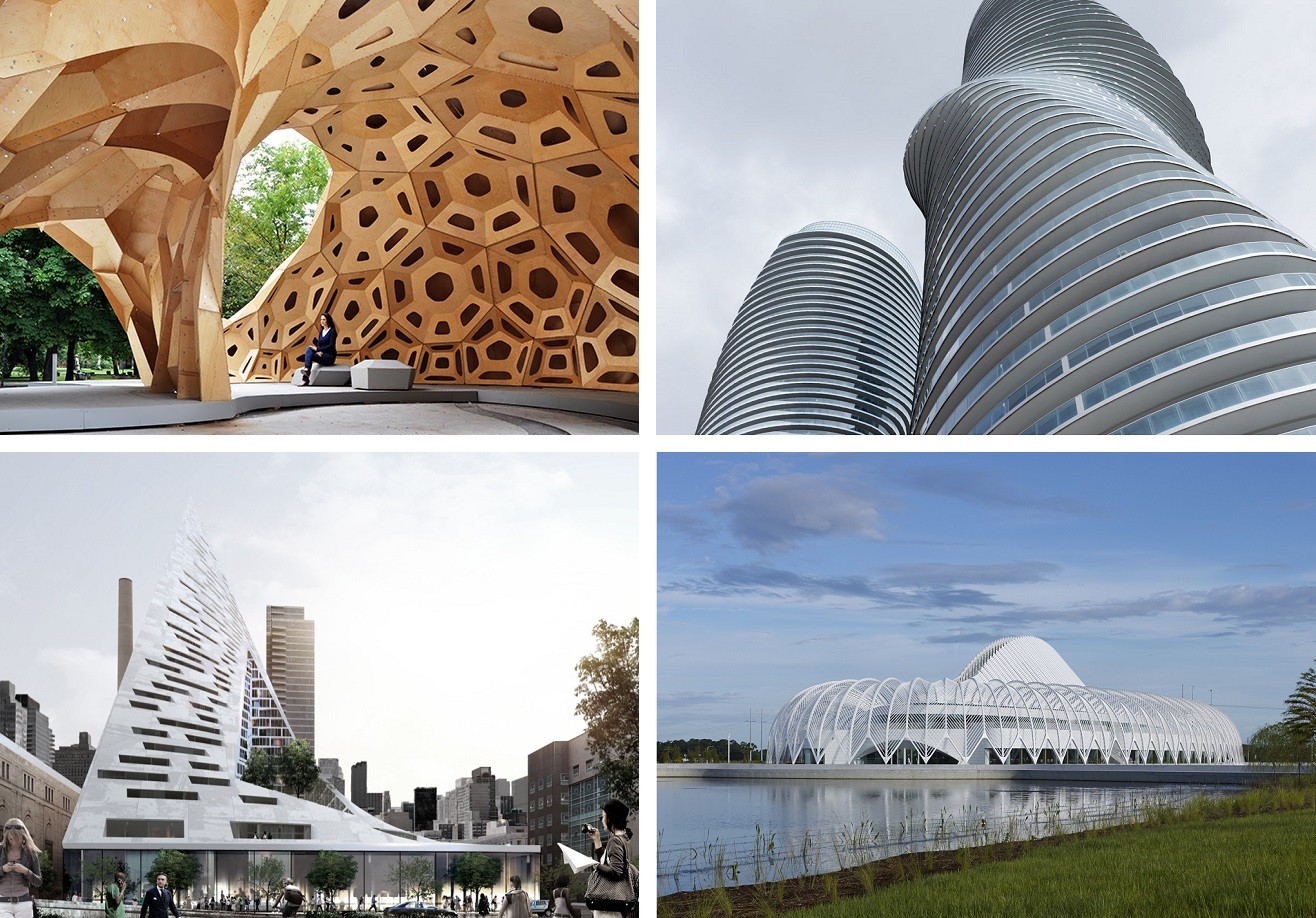 فضای داخلی با ترکیب چوب و بتن پرپرس، نمایانگر استفاده از متریال‌های نوین در معماری مدرن