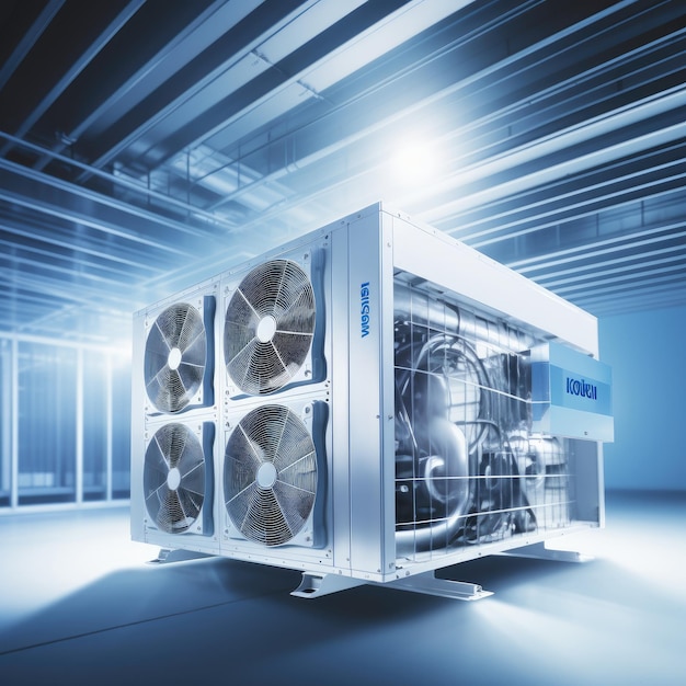 سیستم VRF پیشرفته در یک ساختمان اداری بزرگ