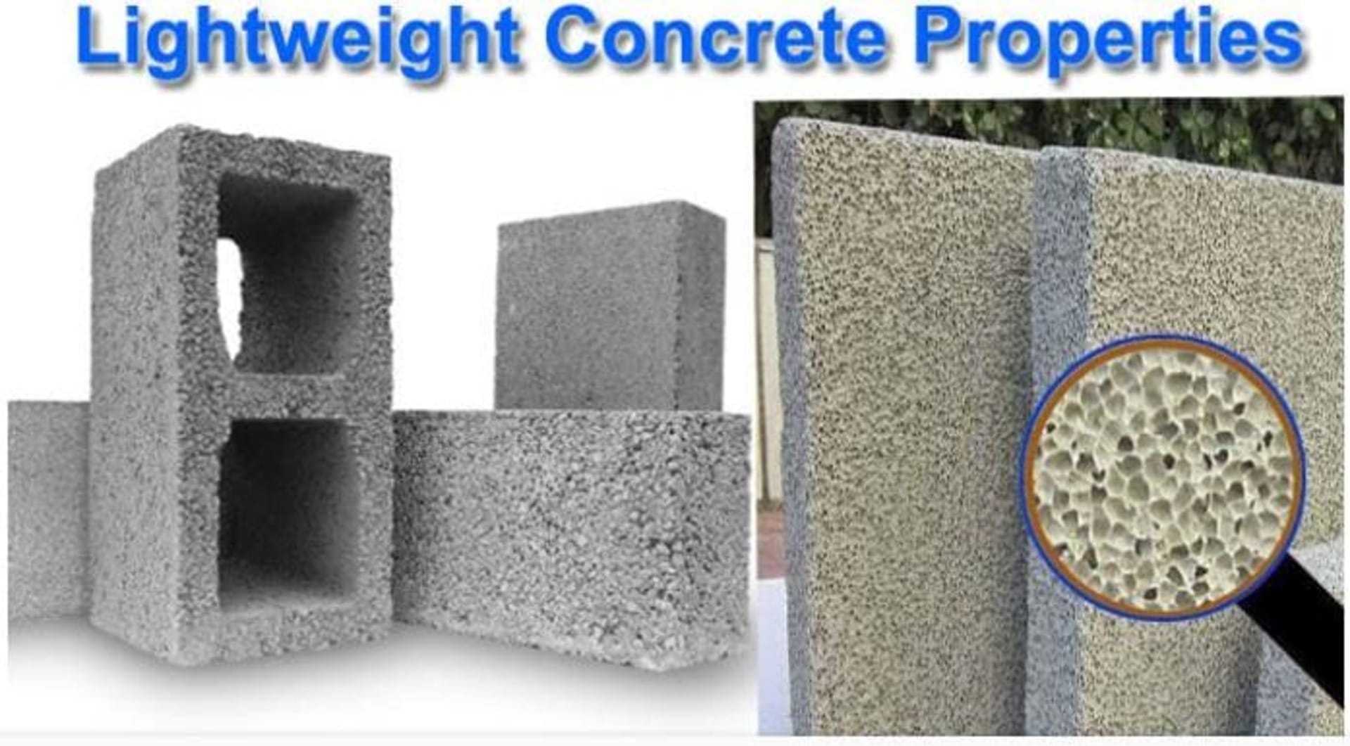 نمونه بتن سبک در یک پروژه ساختمانی مدرن