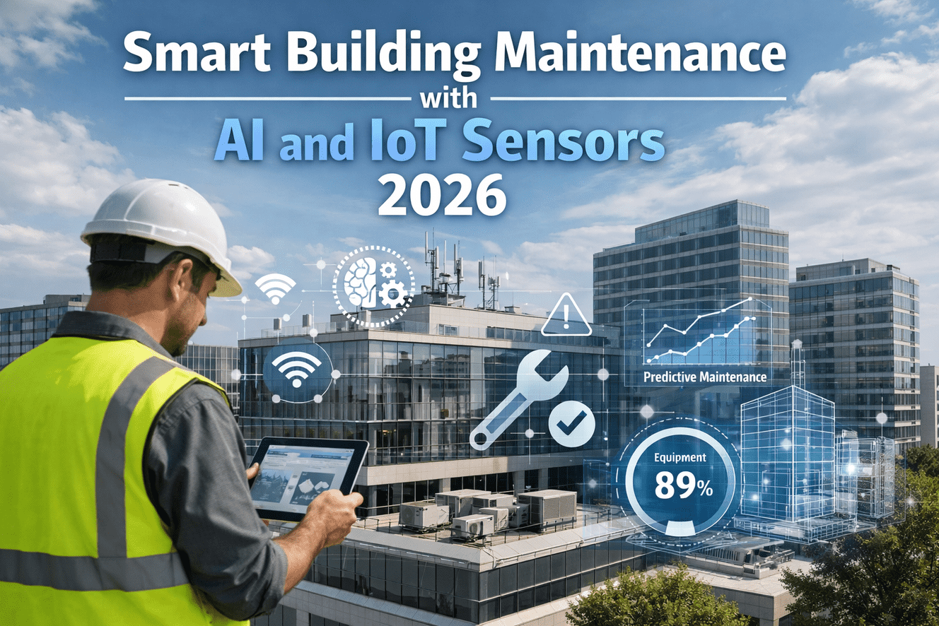 حسگرهای IoT در ساختمان هوشمند برای جمع‌آوری داده‌های زمان واقعی