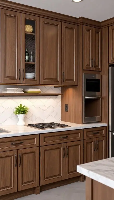نصب دقیق کابینت‌های آشپزخانه با استفاده از ابزارهای حرفه‌ای