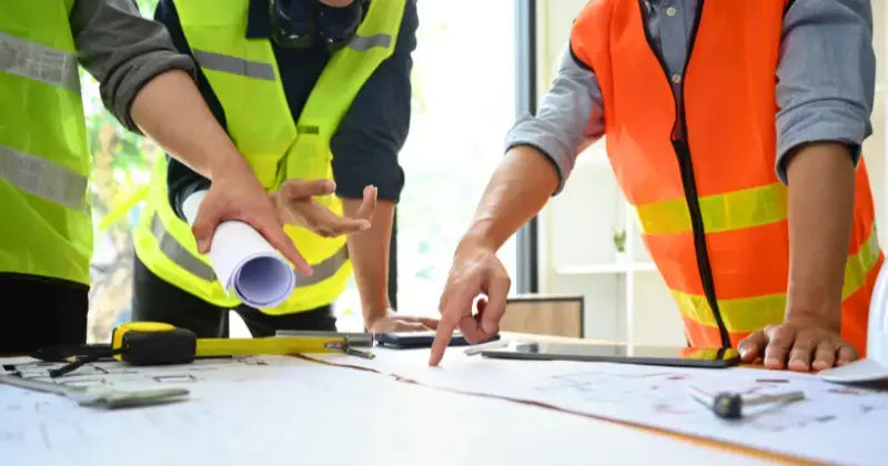 مراحل اجرای پروژههای ساختمانی که نشاندهنده اهمیت برنامهریزی دقیق توسط پیمانکار است